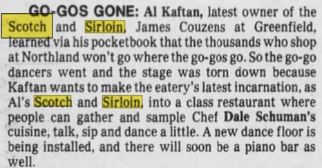 Scotch and Sirloin - Aug 1981 Article